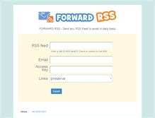 Tablet Screenshot of forward.fullcontentrss.com